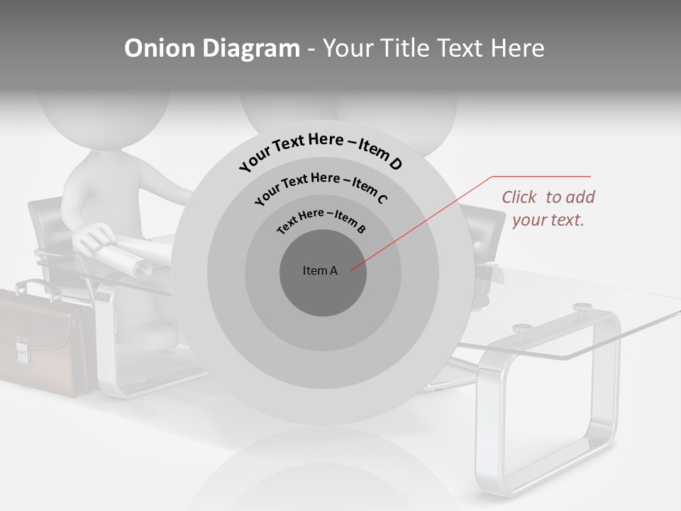 Three People Sitting At A Table With A Laptop PowerPoint Template