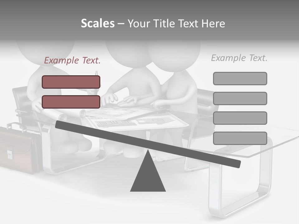 Three People Sitting At A Table With A Laptop PowerPoint Template