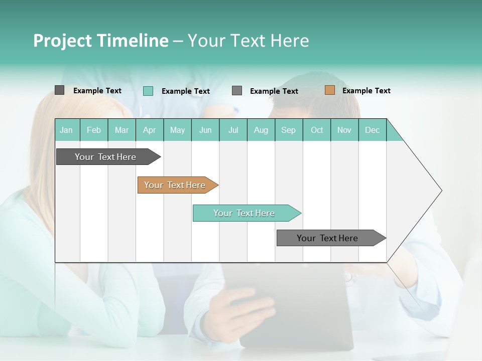 A Doctor And A Patient Discussing Something On A Clipboard PowerPoint Template