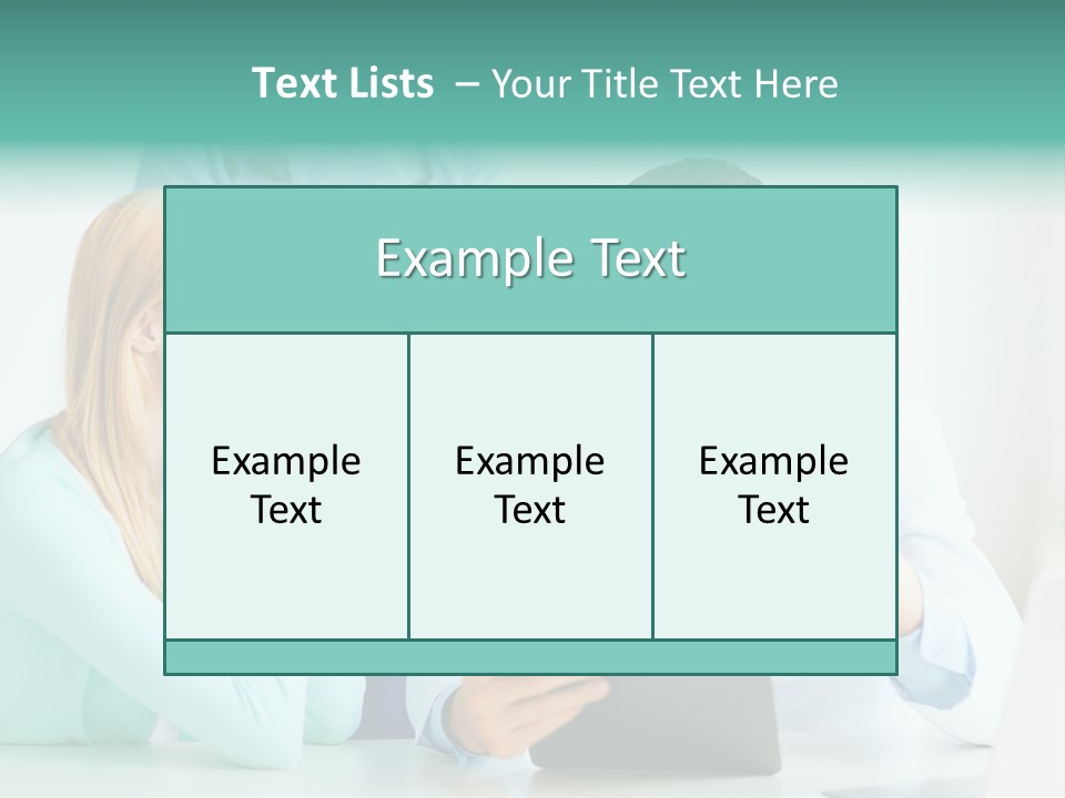 A Doctor And A Patient Discussing Something On A Clipboard PowerPoint Template