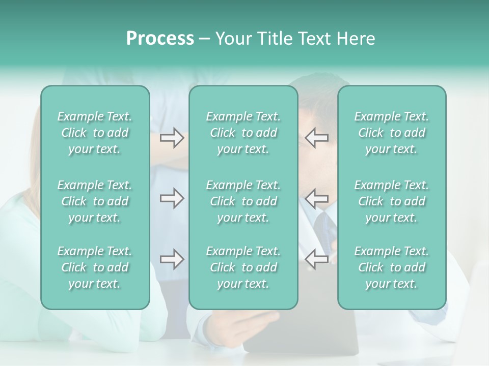 A Doctor And A Patient Discussing Something On A Clipboard PowerPoint Template