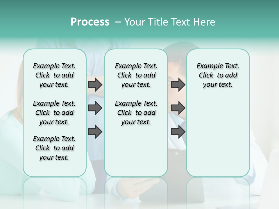 A Doctor And A Patient Discussing Something On A Clipboard PowerPoint Template
