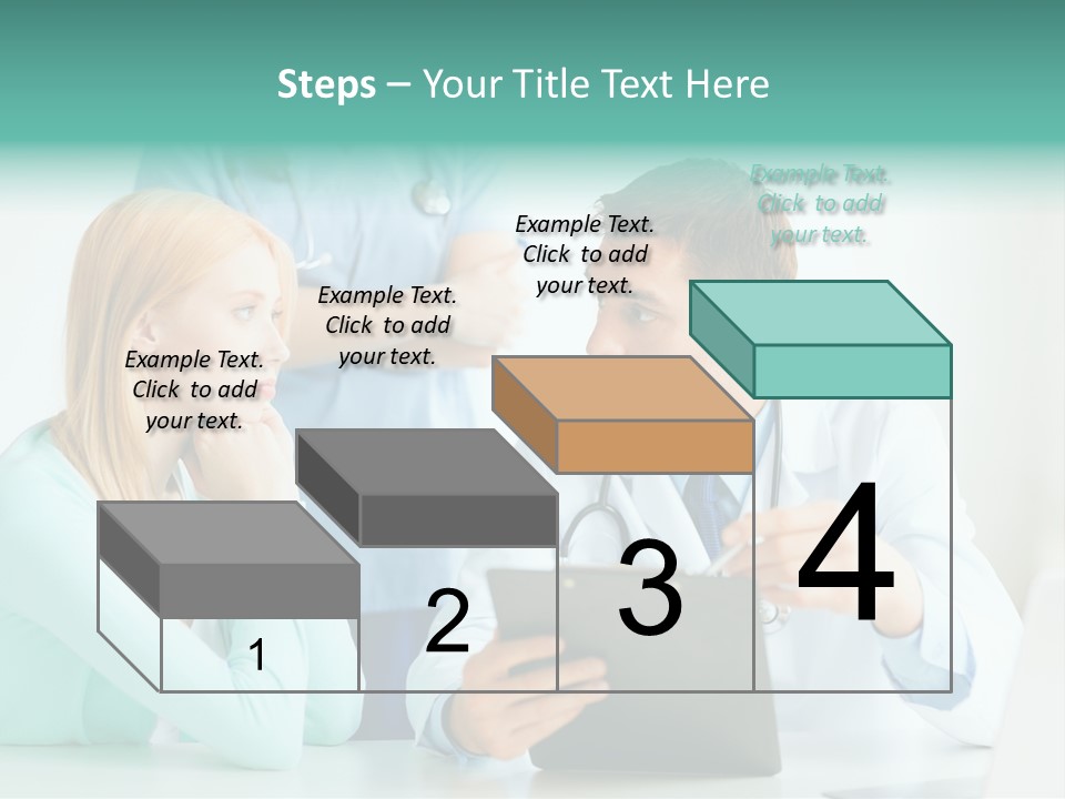 A Doctor And A Patient Discussing Something On A Clipboard PowerPoint Template