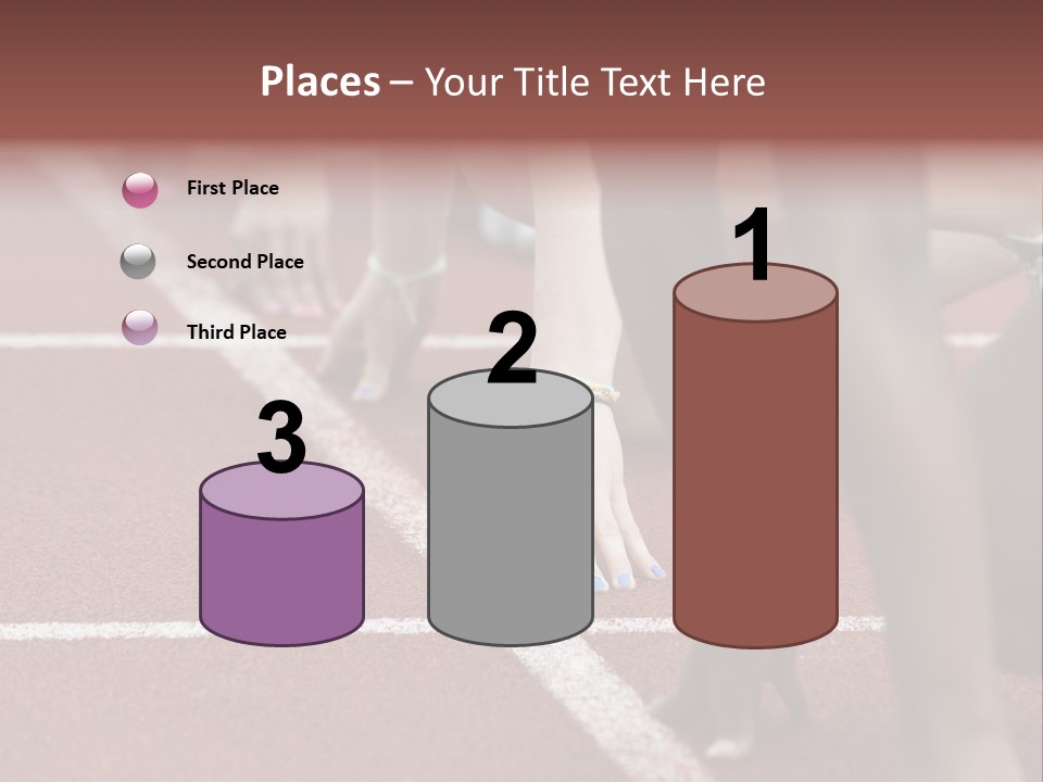 Adult Track Hand PowerPoint Template