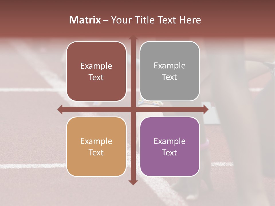 Adult Track Hand PowerPoint Template