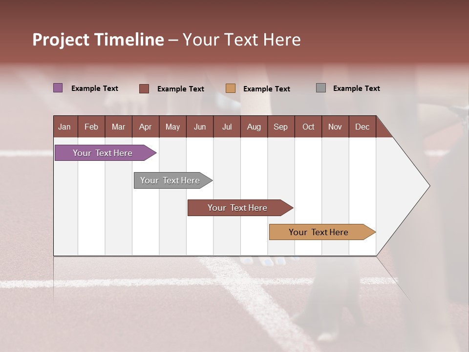 Adult Track Hand PowerPoint Template