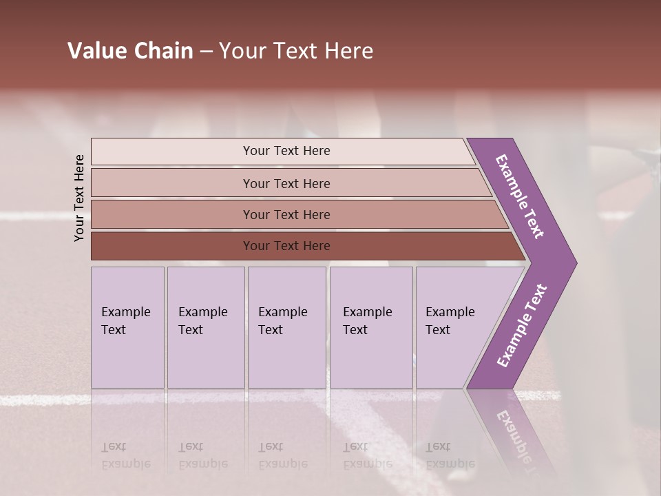 Adult Track Hand PowerPoint Template