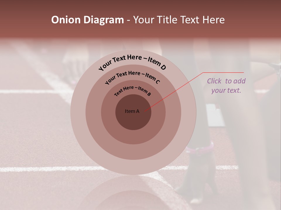 Adult Track Hand PowerPoint Template