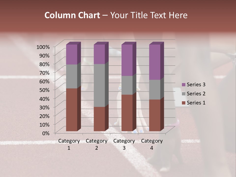 Adult Track Hand PowerPoint Template