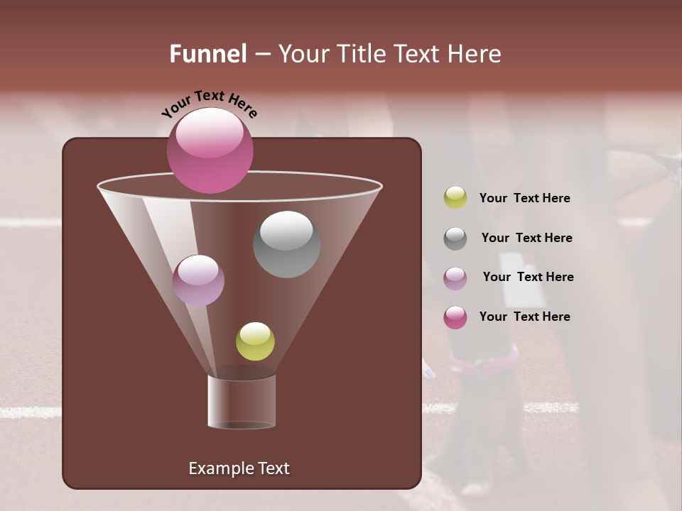 Adult Track Hand PowerPoint Template