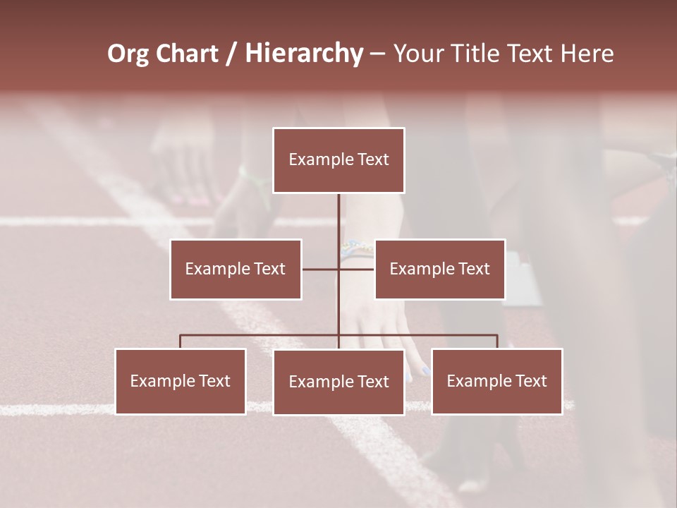 Adult Track Hand PowerPoint Template