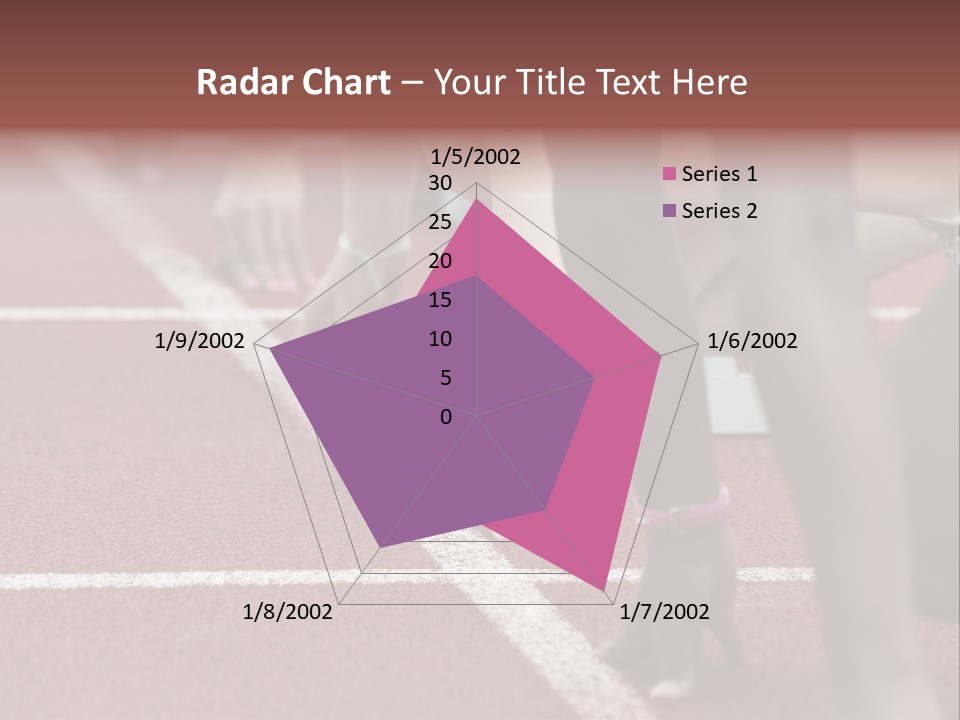 Adult Track Hand PowerPoint Template