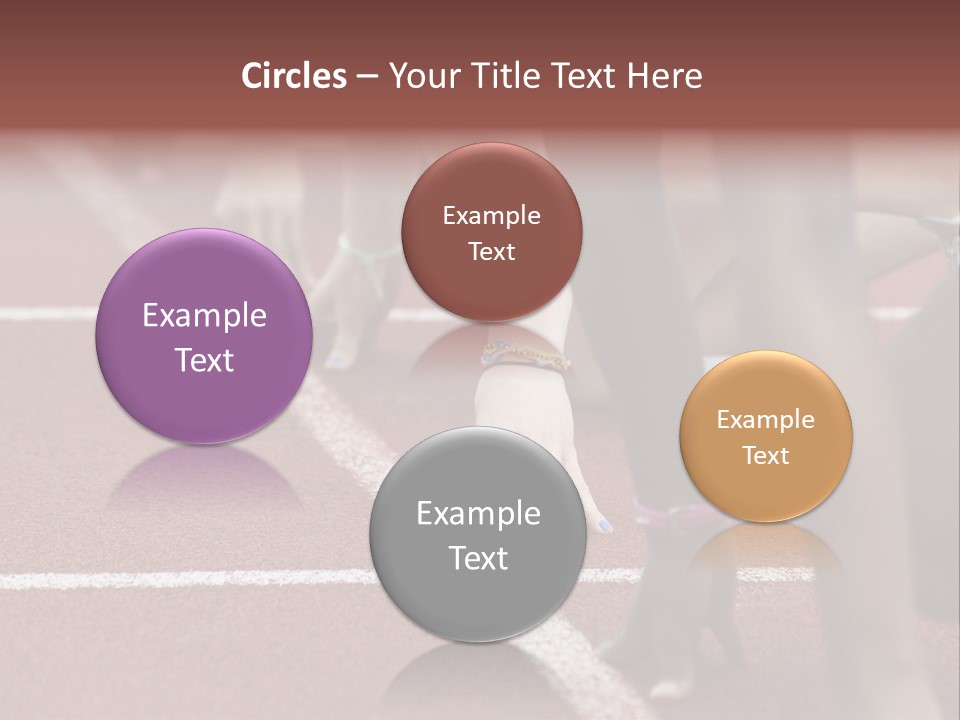 Adult Track Hand PowerPoint Template