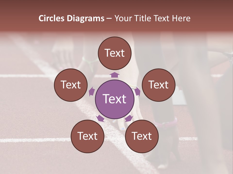 Adult Track Hand PowerPoint Template