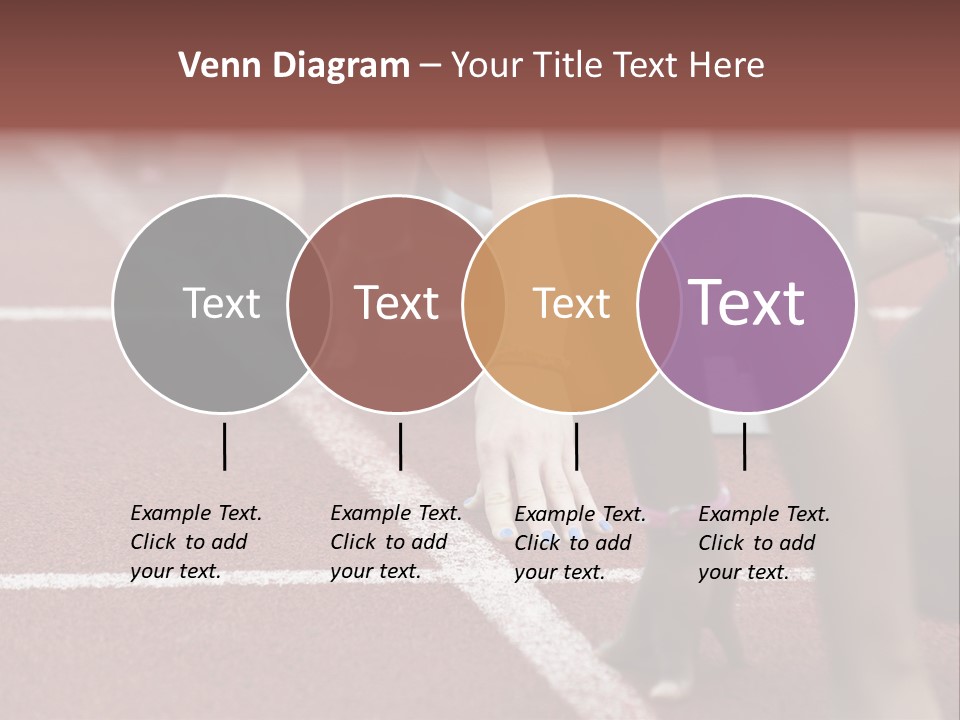 Adult Track Hand PowerPoint Template