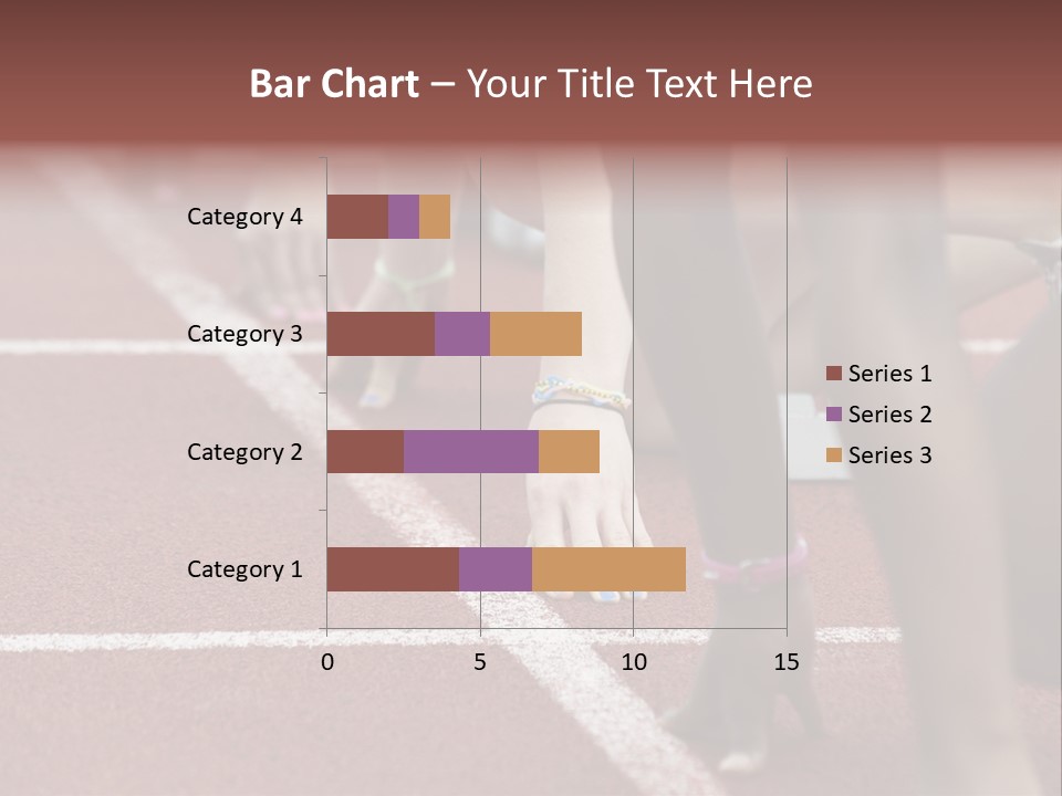 Adult Track Hand PowerPoint Template