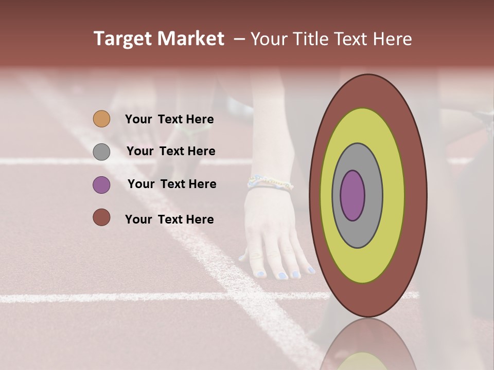 Adult Track Hand PowerPoint Template