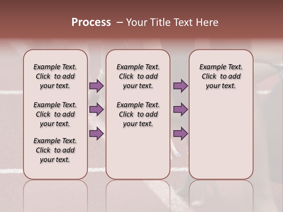 Adult Track Hand PowerPoint Template