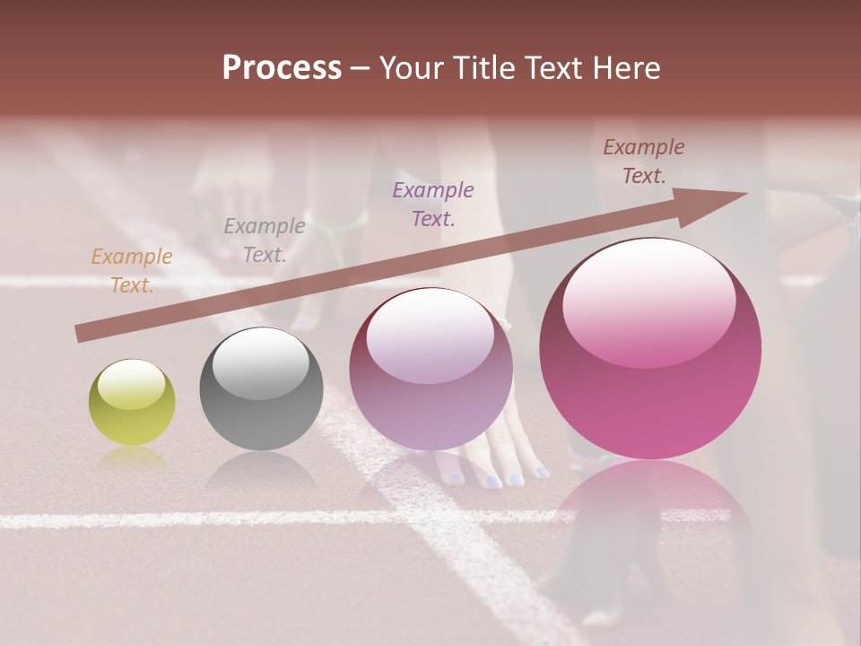 Adult Track Hand PowerPoint Template