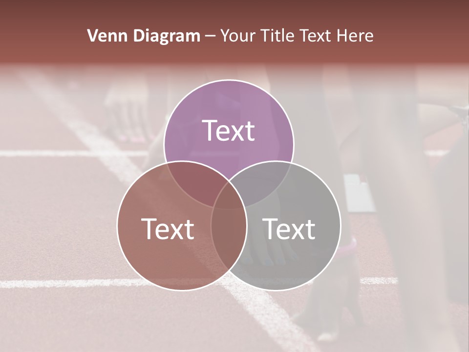 Adult Track Hand PowerPoint Template