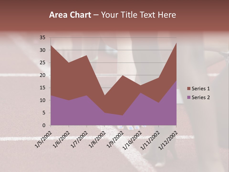 Adult Track Hand PowerPoint Template
