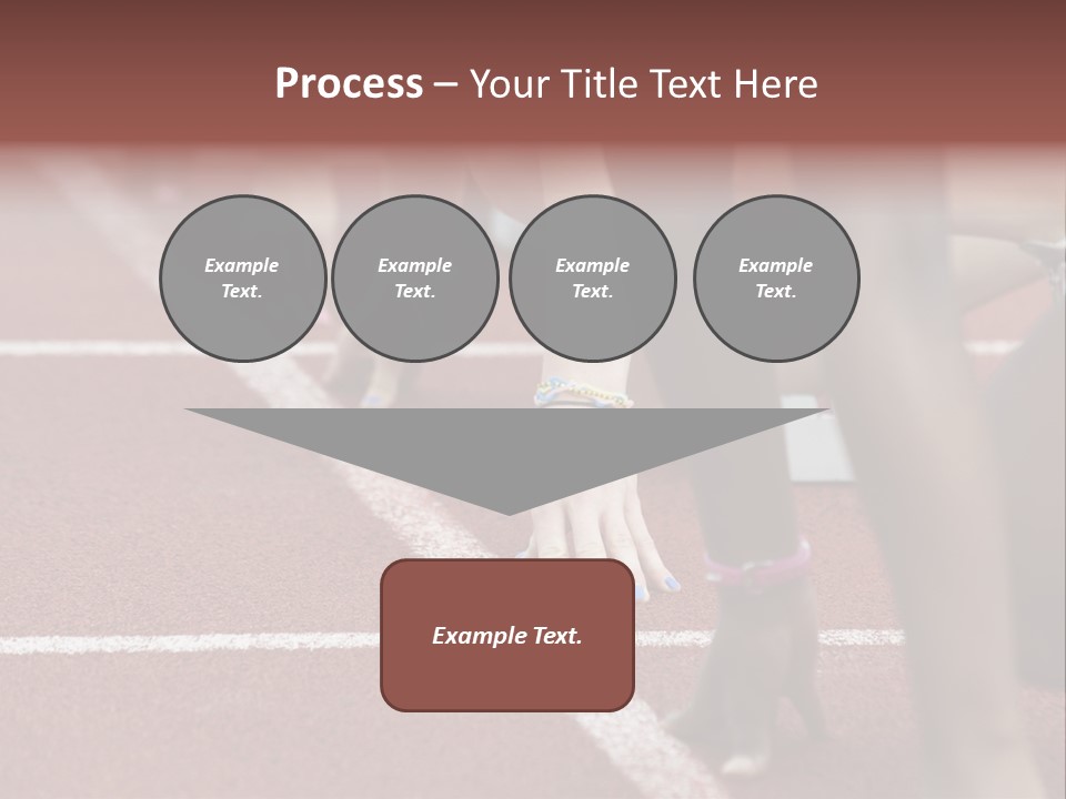 Adult Track Hand PowerPoint Template