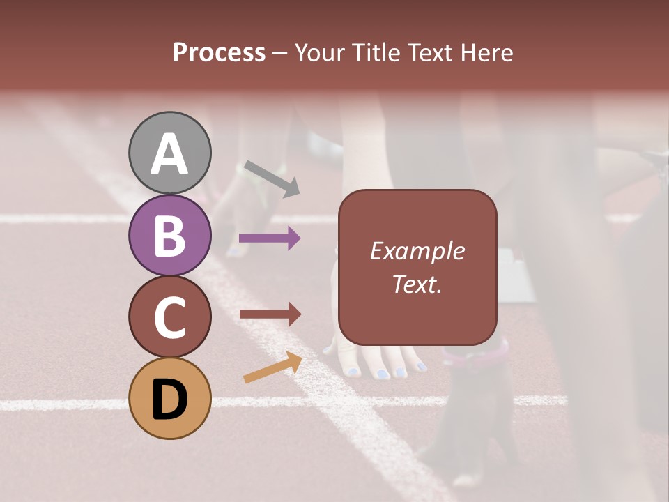 Adult Track Hand PowerPoint Template
