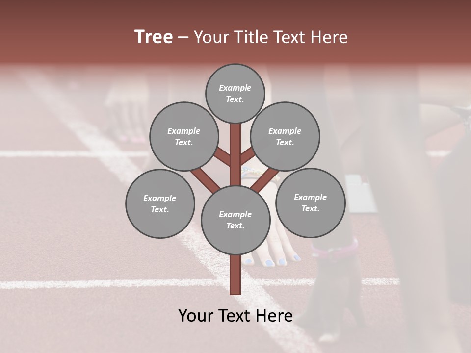 Adult Track Hand PowerPoint Template