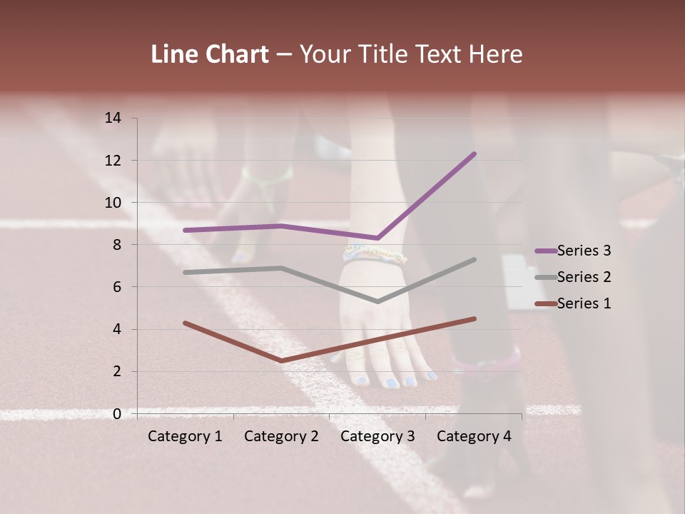 Adult Track Hand PowerPoint Template