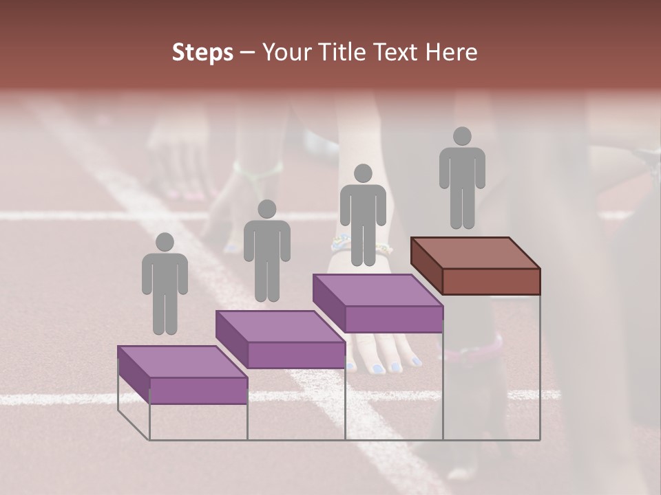 Adult Track Hand PowerPoint Template