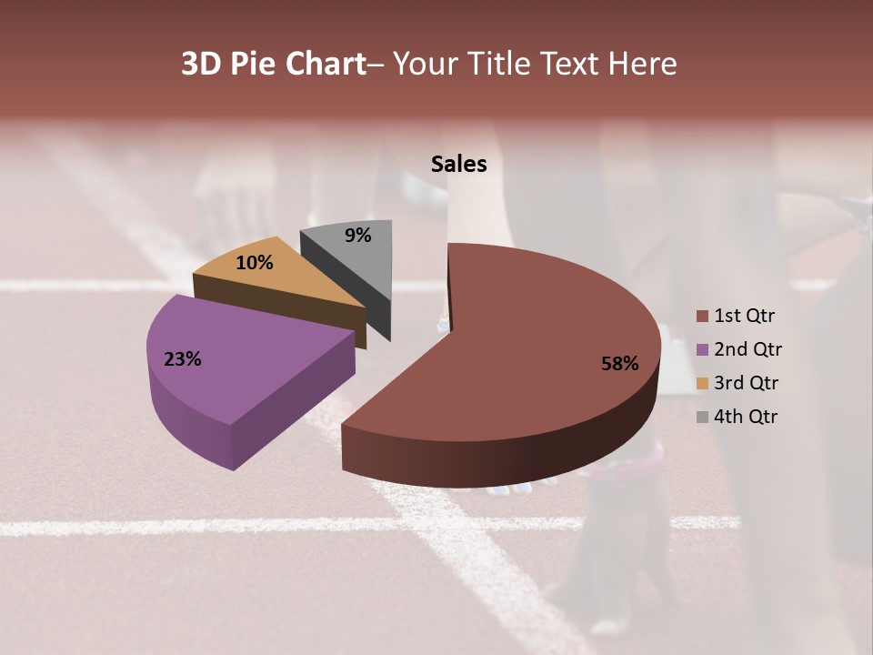 Adult Track Hand PowerPoint Template