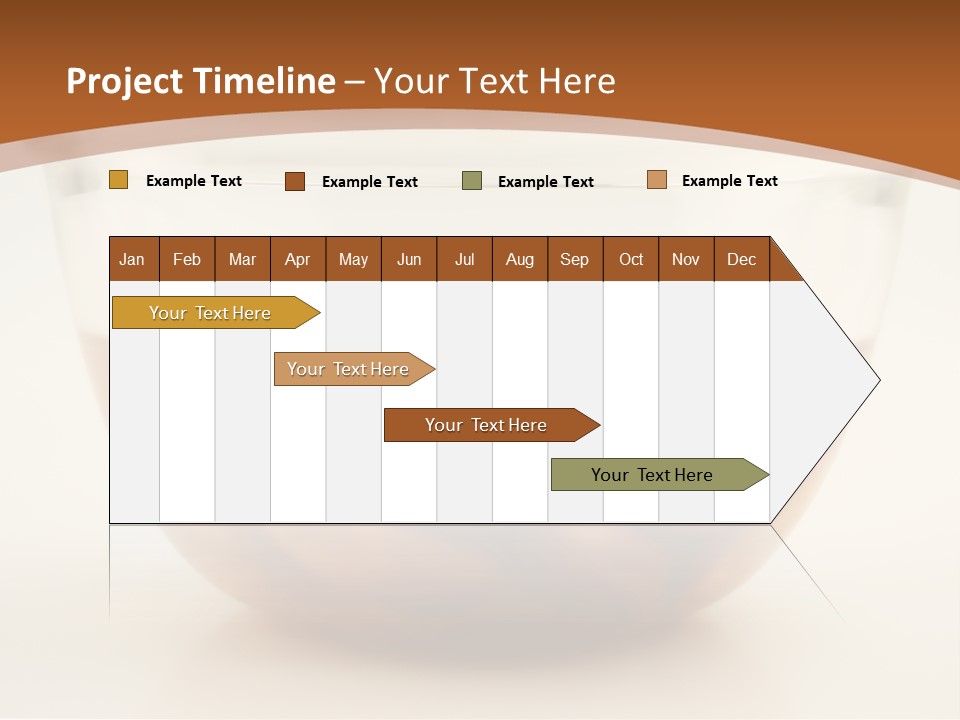 A Glass Bowl Filled With Almonds On Top Of A Table PowerPoint Template