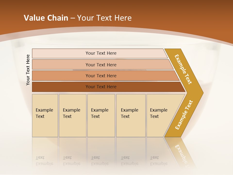 A Glass Bowl Filled With Almonds On Top Of A Table PowerPoint Template