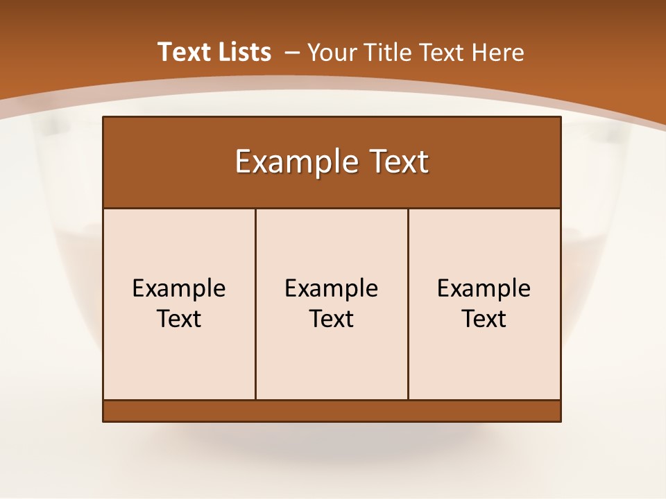 A Glass Bowl Filled With Almonds On Top Of A Table PowerPoint Template