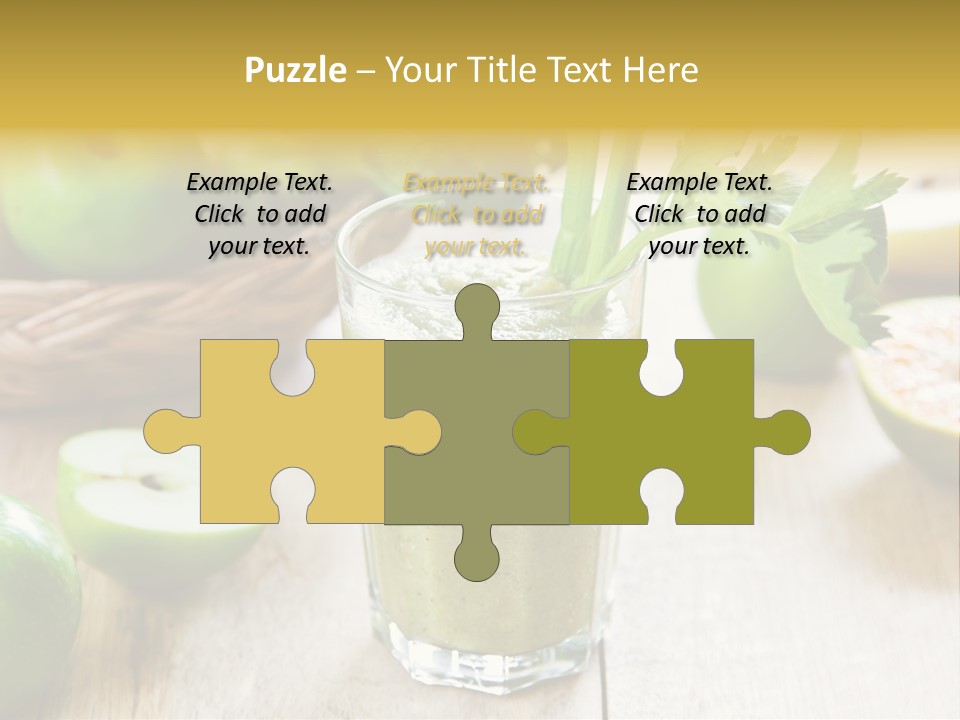 Smoothie Vitamin Orange PowerPoint Template