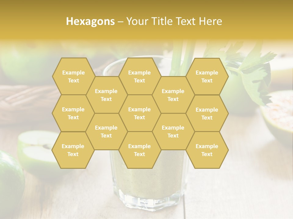 Smoothie Vitamin Orange PowerPoint Template