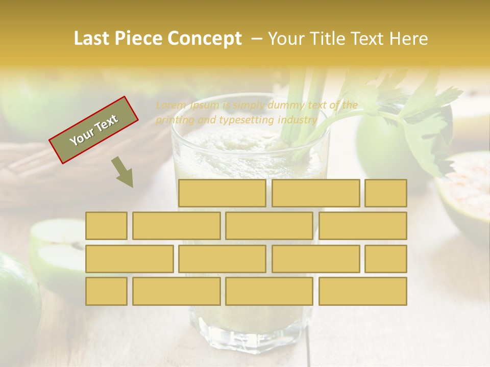 Smoothie Vitamin Orange PowerPoint Template