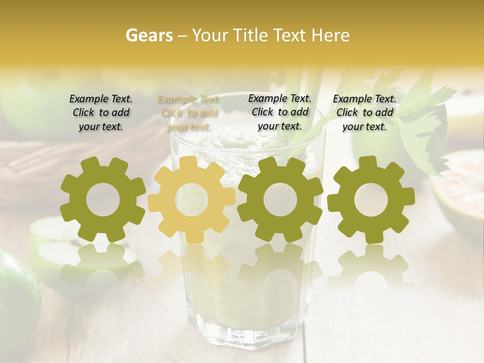 Smoothie Vitamin Orange PowerPoint Template