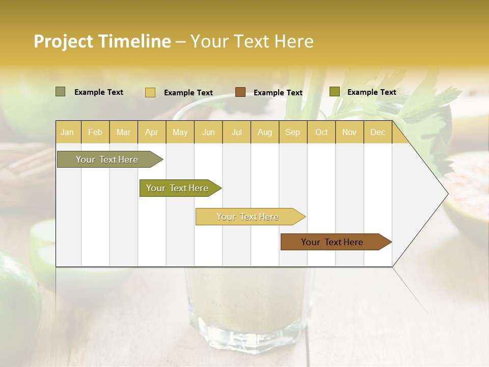 Smoothie Vitamin Orange PowerPoint Template