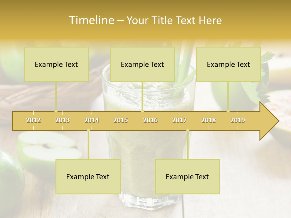 Smoothie Vitamin Orange PowerPoint Template
