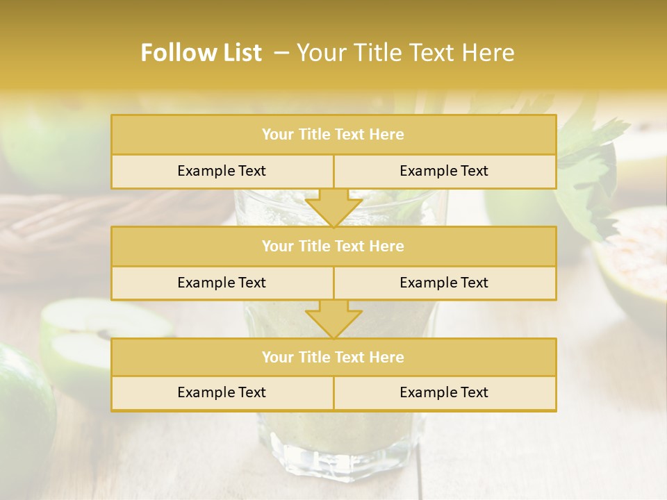 Smoothie Vitamin Orange PowerPoint Template