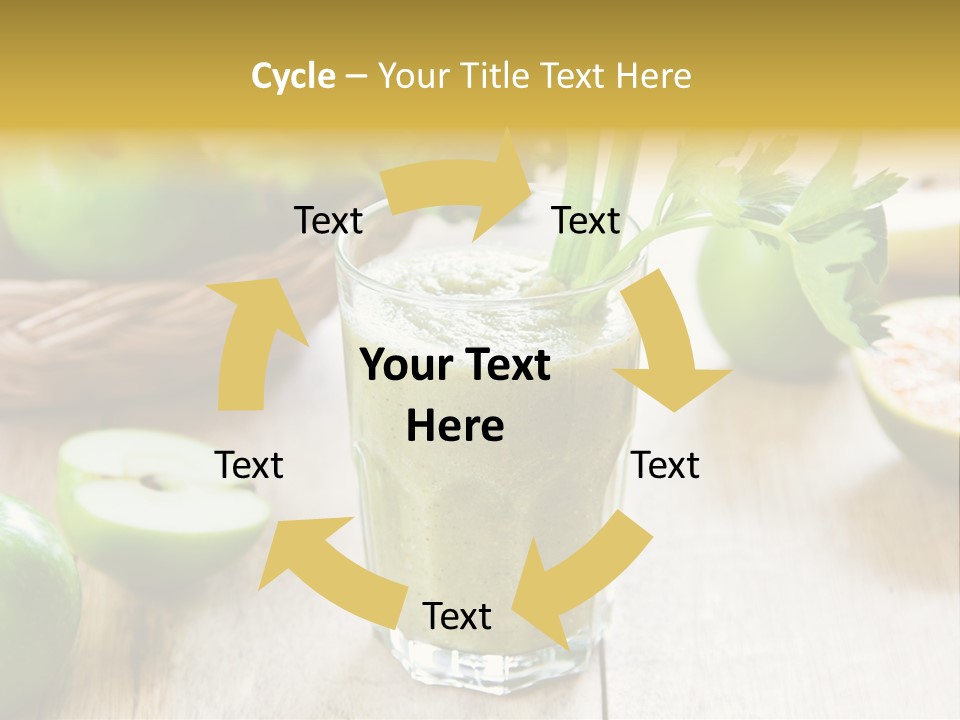 Smoothie Vitamin Orange PowerPoint Template