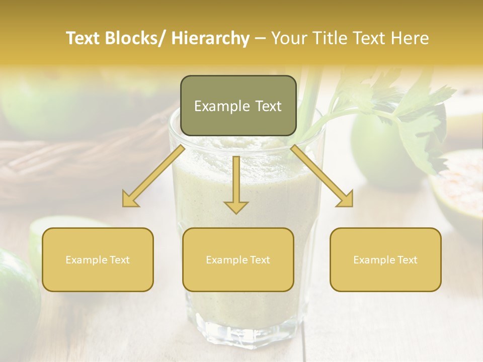 Smoothie Vitamin Orange PowerPoint Template