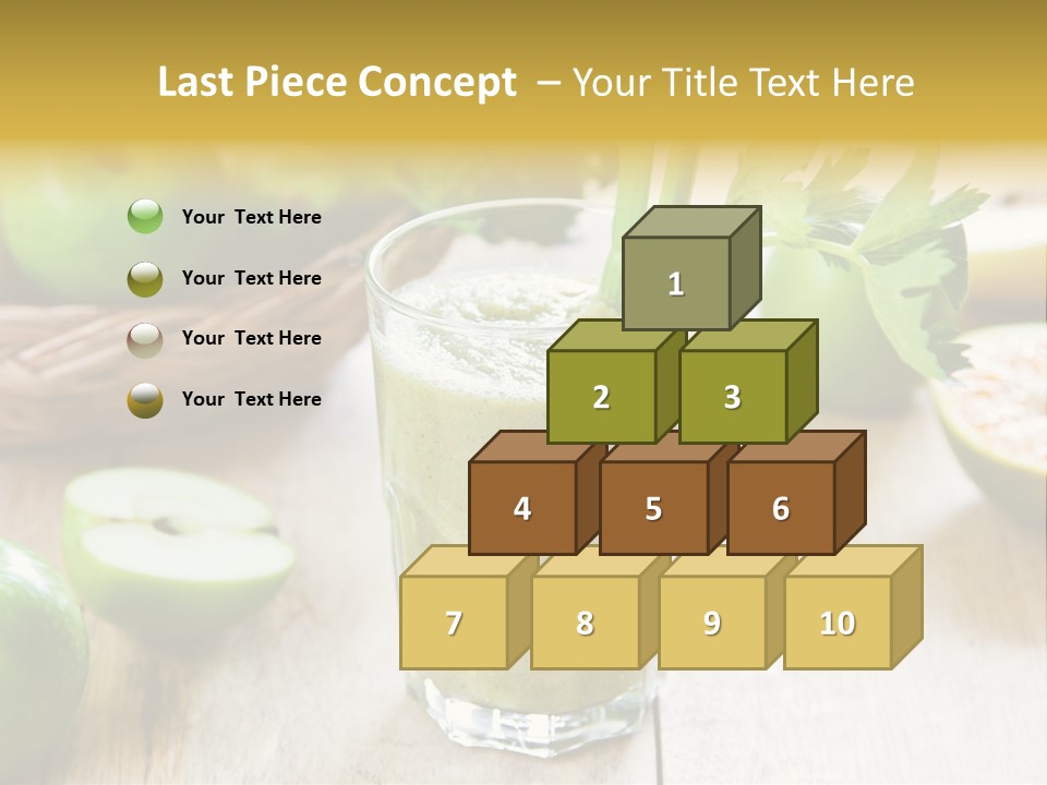 Smoothie Vitamin Orange PowerPoint Template
