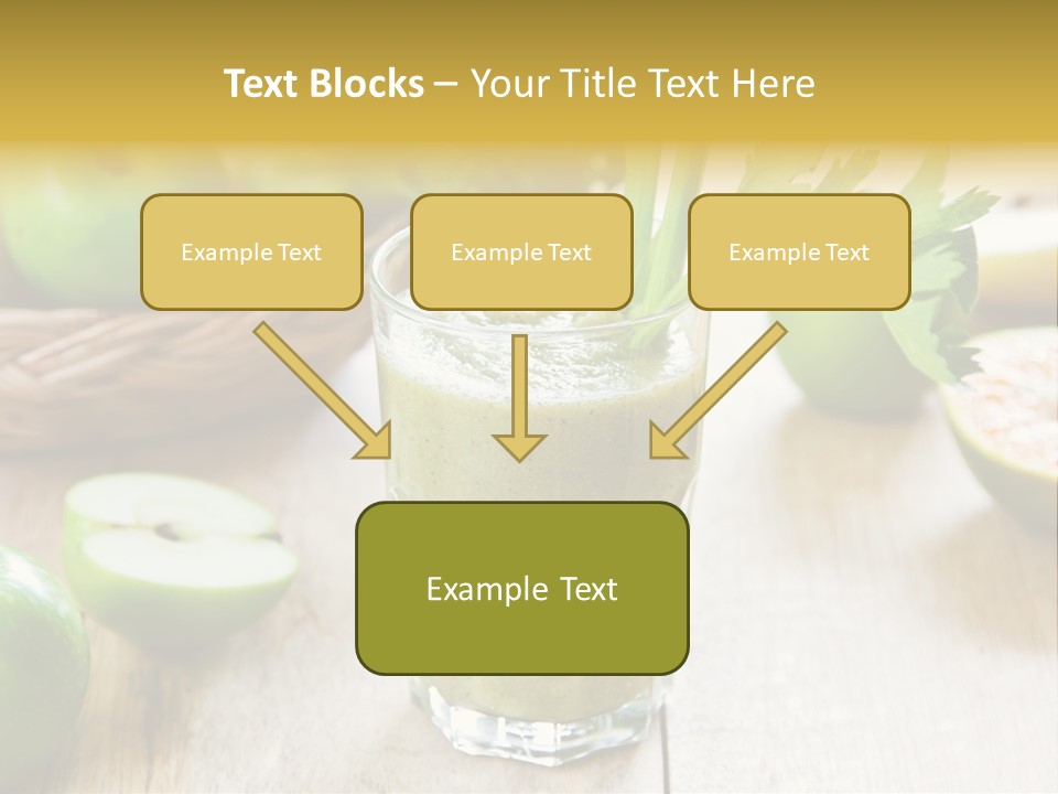 Smoothie Vitamin Orange PowerPoint Template
