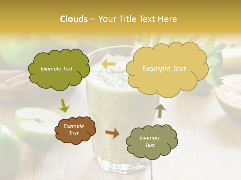 Smoothie Vitamin Orange PowerPoint Template