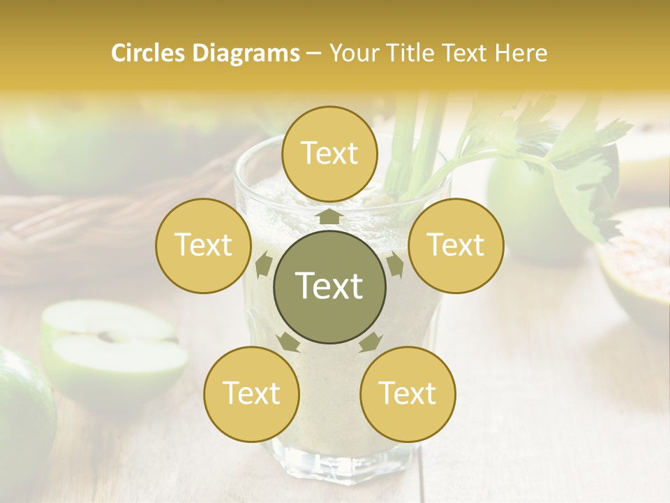 Smoothie Vitamin Orange PowerPoint Template