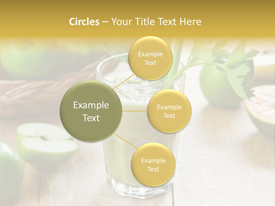 Smoothie Vitamin Orange PowerPoint Template