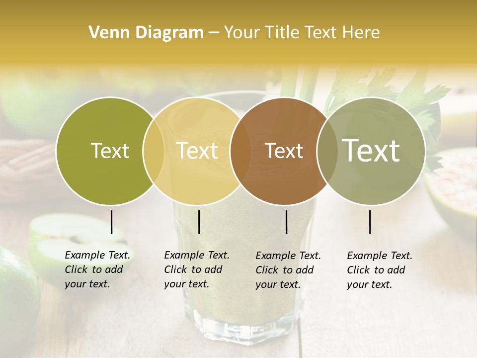 Smoothie Vitamin Orange PowerPoint Template