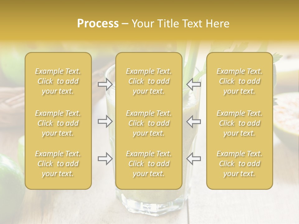 Smoothie Vitamin Orange PowerPoint Template